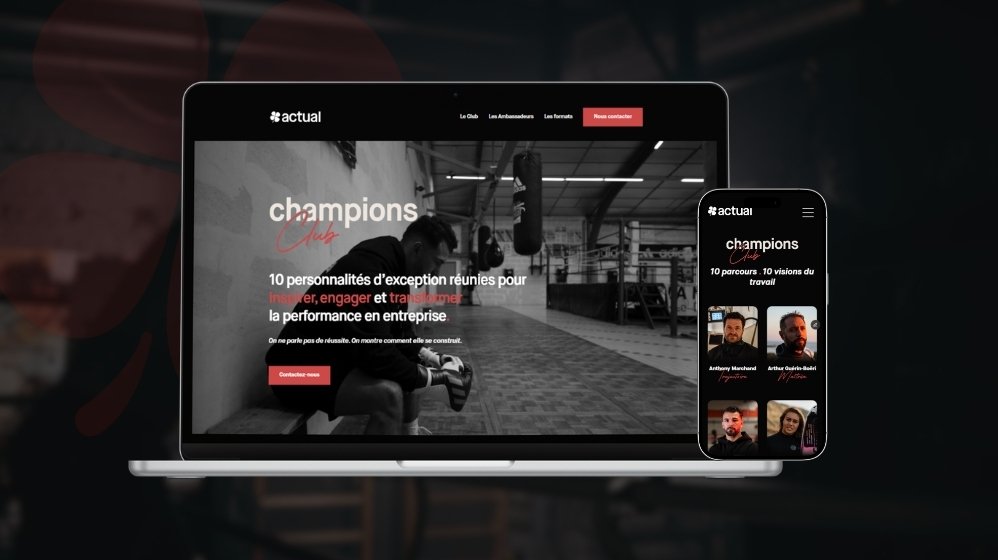 Champions Club - One-Page & Brand Content