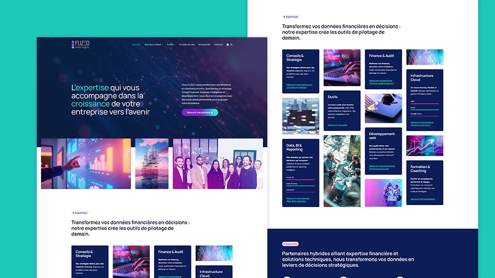 Fuzeo - Direction artistique, site sur-mesure & Inbound Marketing