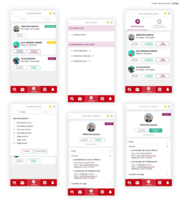 Aperçu responsive de l’appli Anie – interface mobile claire et accessible